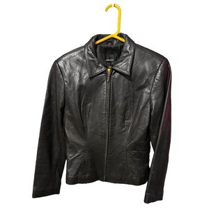 Women’s Black Leather Jacket!